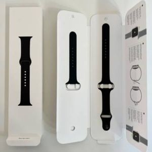 NIB OEM Apple Watch Band - Sport Band (44mm) - Black - Regular